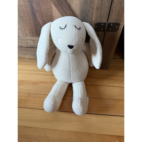 Cute knit plush rabbit toy - Picture 1 of 8